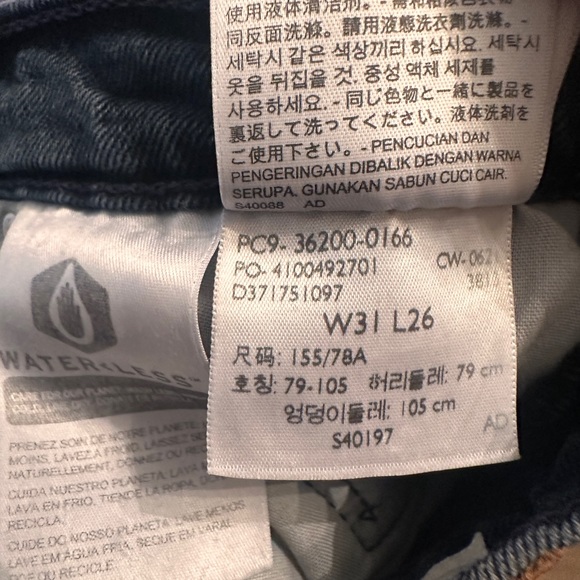 VINTAGE NAVY/BLACK LEVIS!! W31 L26 - Picture 6 of 6